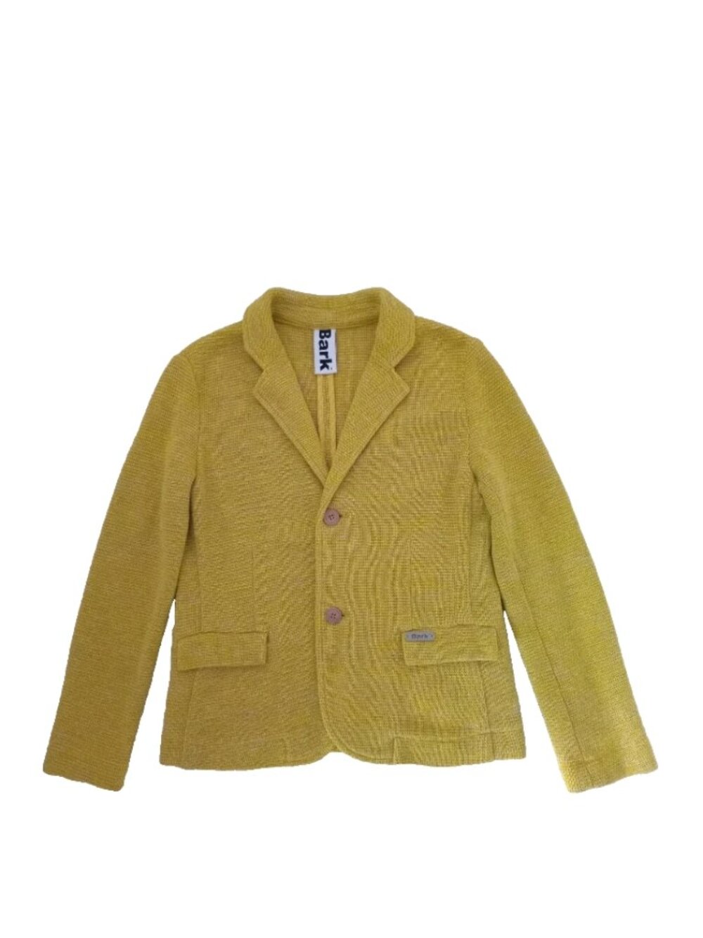 Bark Girls Mustard Yellow Blazer Jacket Textured Smart Casual Preppy School 8Yrs